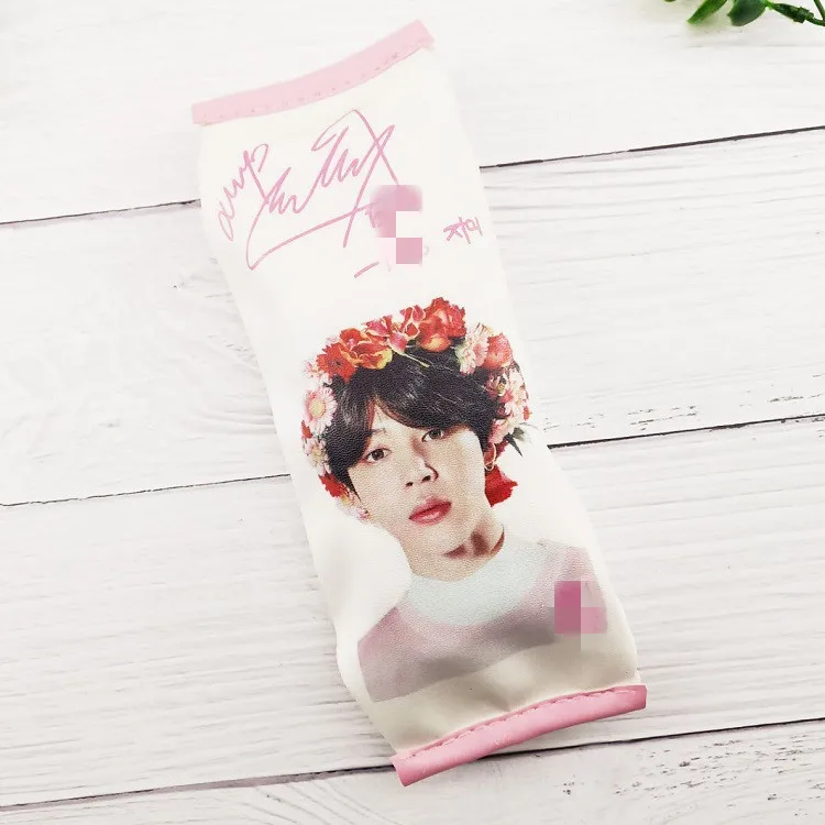 Kpop Bangtan Boys Blackpink V JK JIMIN JIN JH RM SUGA Canvas Storage Bag Pencil