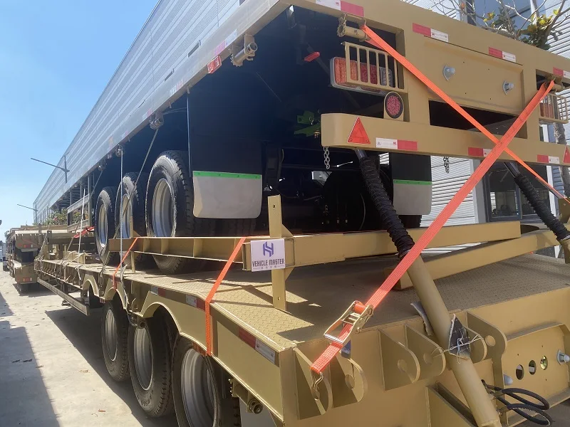 Трехосный полуприцеп для грузовых автомобилей 50 тонн 20 футов 40 53