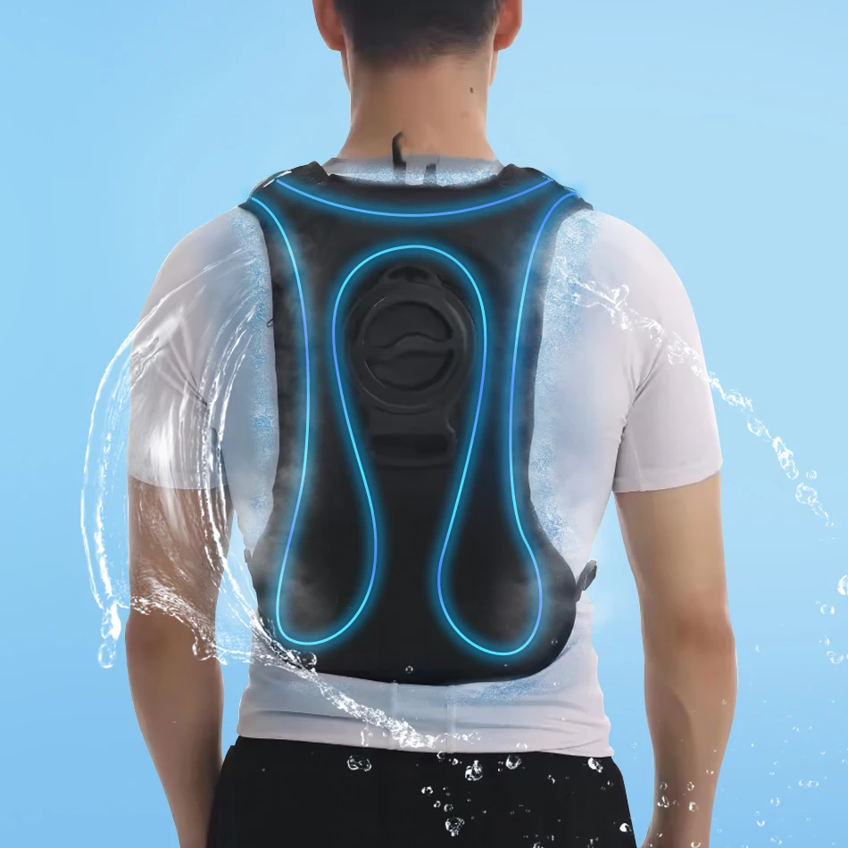 Megacool Battetry Powered Water Circulating Bicycle Motorcycle  Running Ice cooling vest Jacket