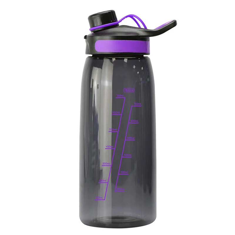 1 Gallon Outdoor BPA Free ECO Plastic Water Bottle With Time Marker