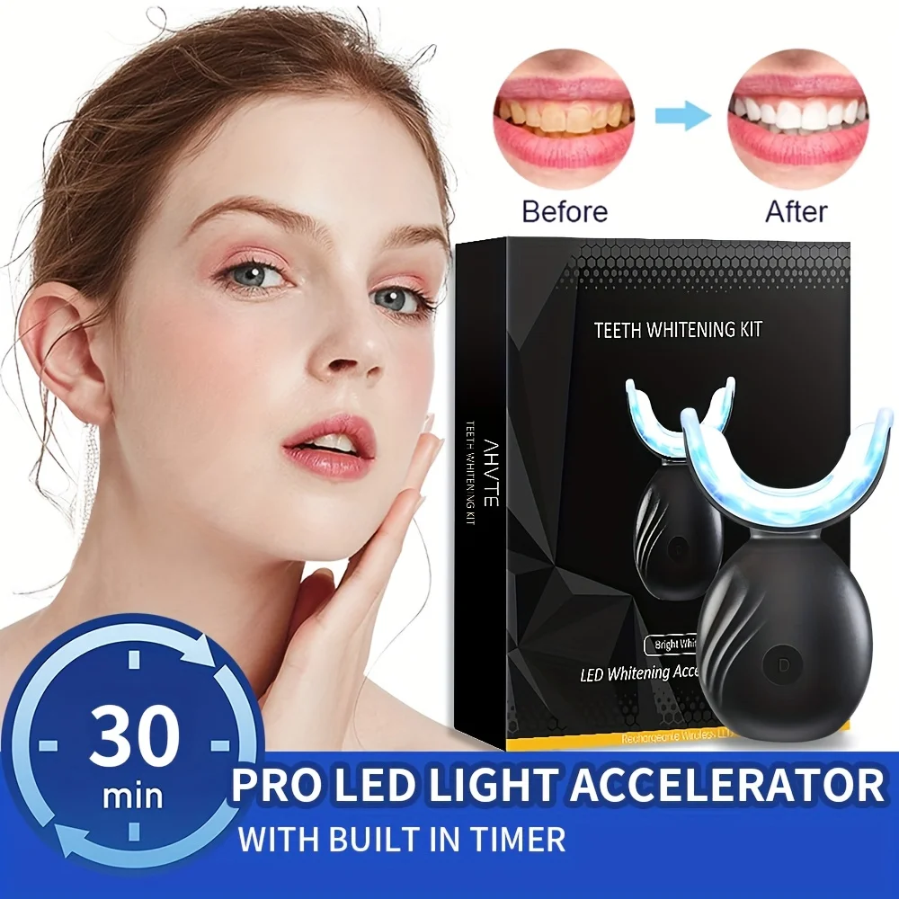 Усовершенствованный набор для отбеливания зубов со светодиодной подсветкой