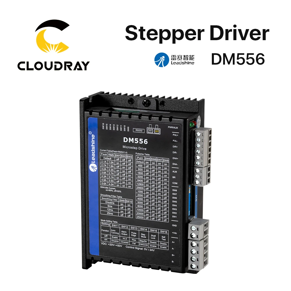 Cloudray Laser Engraving Parts  Leadshine 2 Phase Stepper Driver For Laser Cutting Machine