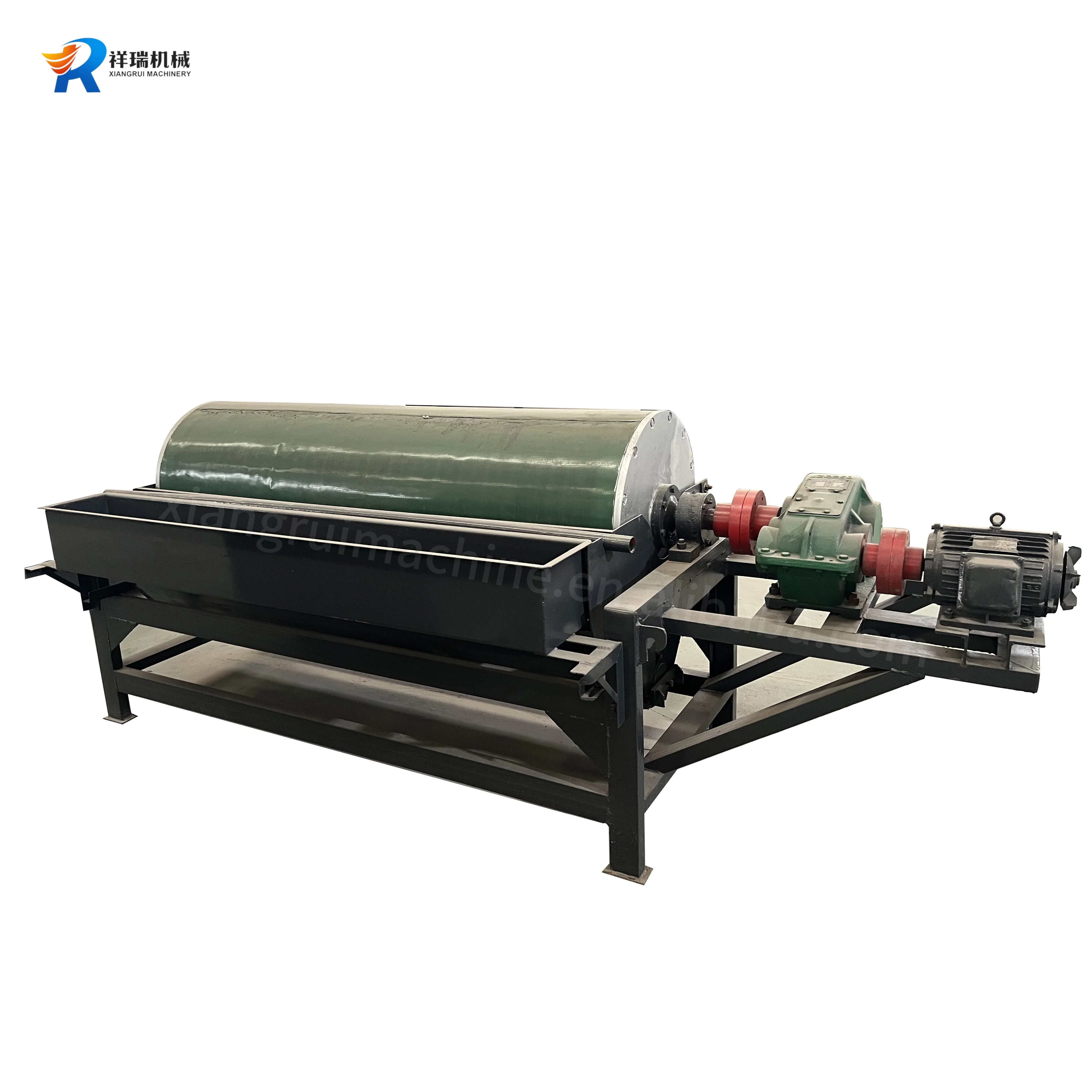 Permanent Magnet Cylinder Magnetic Separator Dry Powder Iron Powder Iron Ore Industry Strong Magnetic Separation Equipment