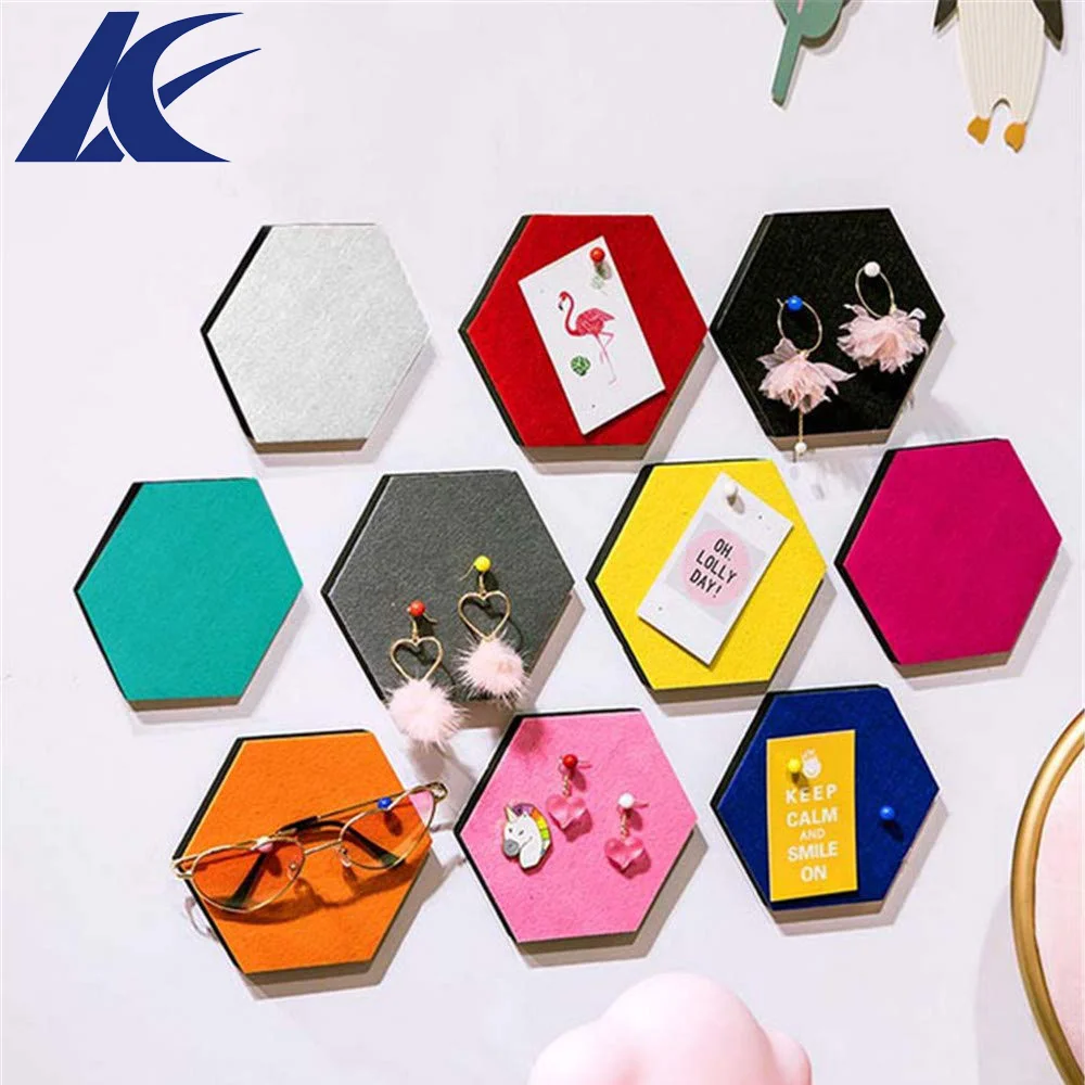 
home decor diy multifunctional wall stickers felt pin board 