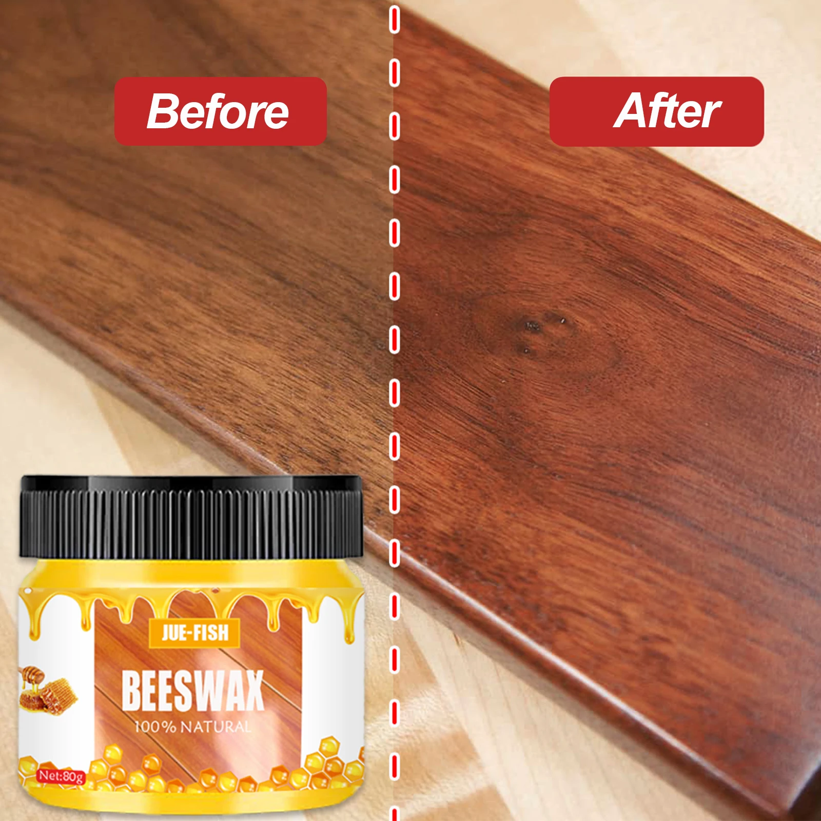 private label Custom logo Beeswax Wood Polish Eco-friendly Natural Beeswax Sustainable Useful Polish Furniture Wax