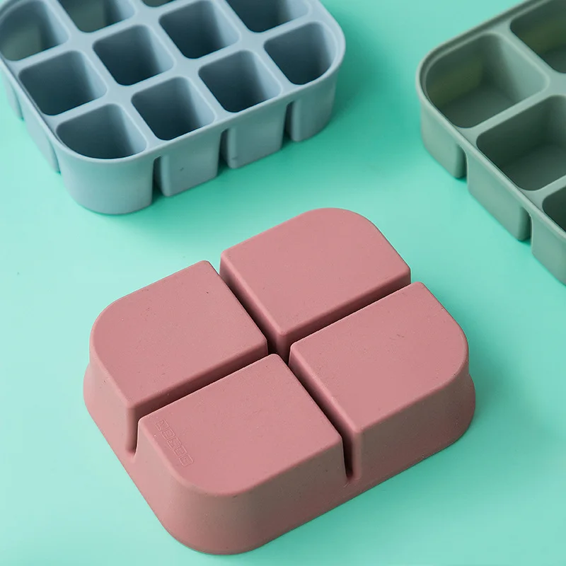 Многоразовый силиконовый контейнер для детских закусок без бисфенола А, безопасный для микроволновой печи силиконовый контейнер для хранения детского питания с крышкой