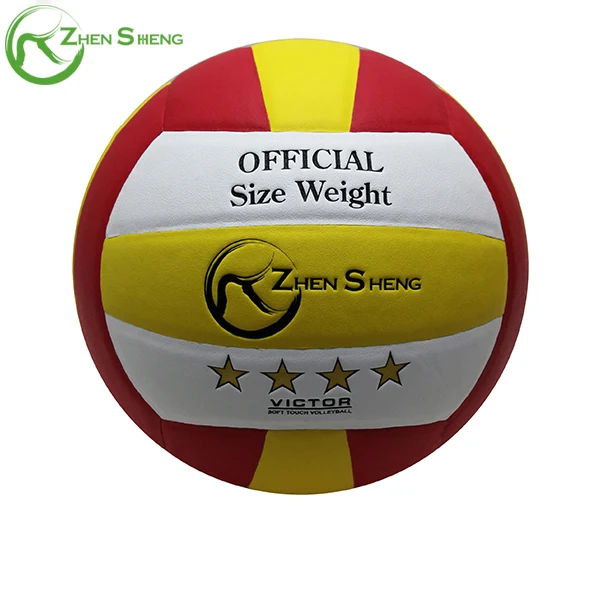 Zhensheng Best Quality Custom Printed Colorful Laminated Volleyball Ball Size 5 4 for Training or Match