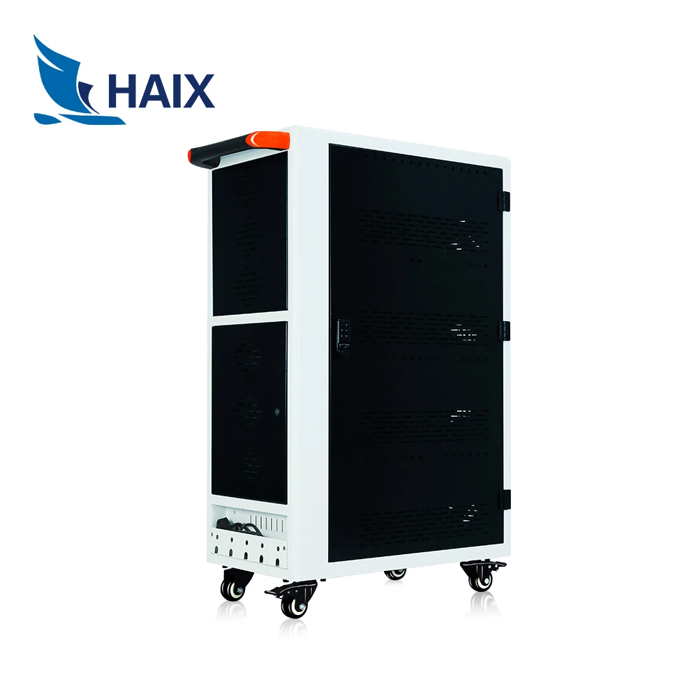 Educational Equipment Mechanical Three Point Lock Charging Cart Focused Quality And Personal Safety For Tablet