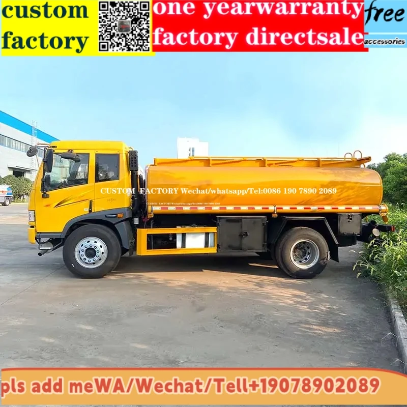 Diesel4x2 Faw Manual New Mobile Dispenser Howo Sinotruk Sino Refuel Diesel Oil Bowser Fuel Tank