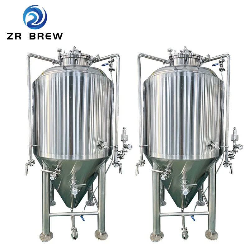 1000l stainless steel conical fermenter beer fermentation tank fermenting equipment