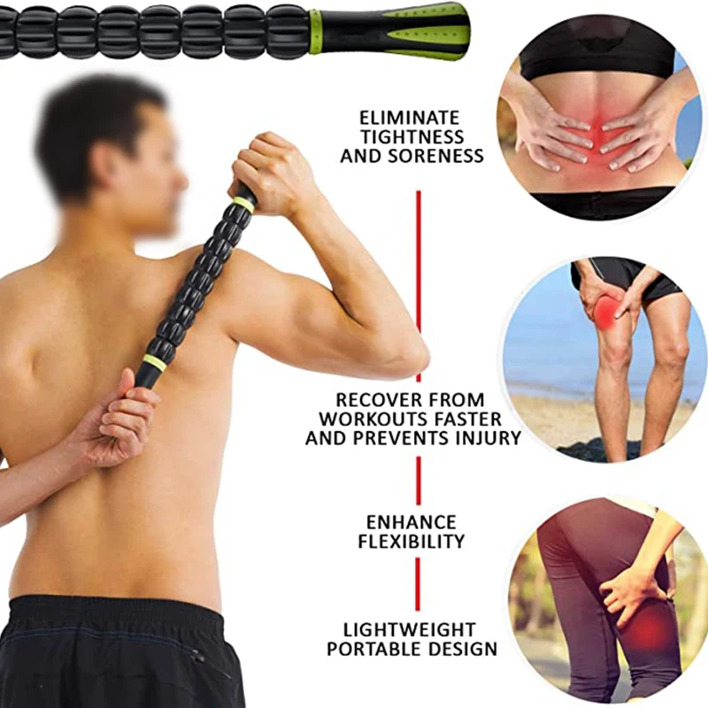 Массажная палочка для спорта фитнеса йоги ручное снаряжение расслабление мышц массажная