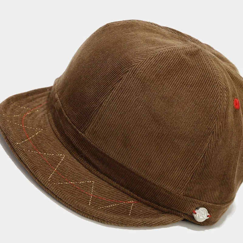 Good Quality Adjustable Jazz Hat Metal Bull Head  Fashionable Western Snapback caps Featuring Velvet Fleece Tropical Character