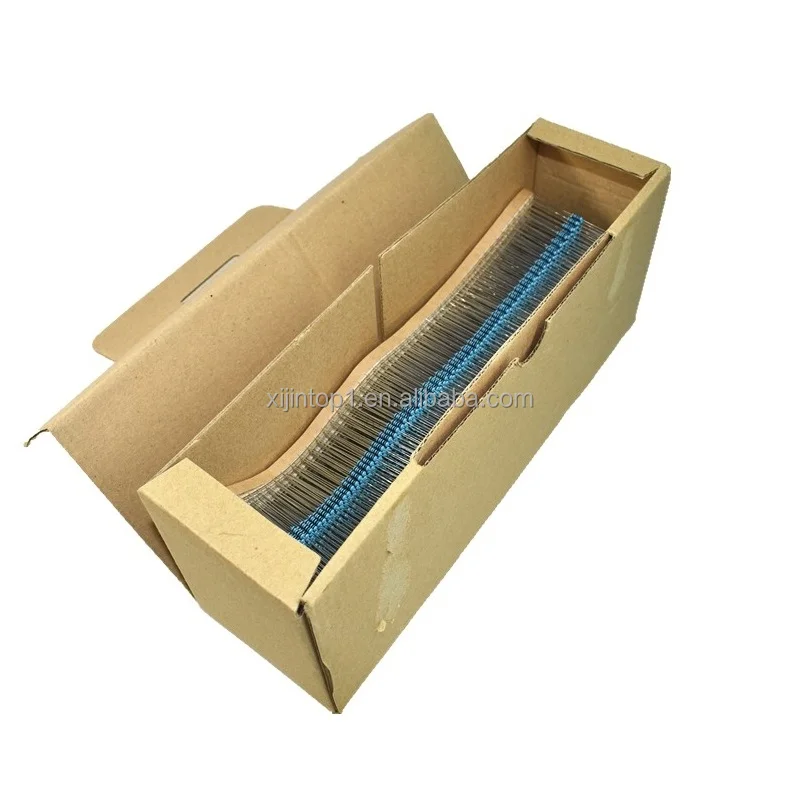 Metal Film Resistors Kits Pack Set Lot 1/4W 0.25W 1% 5% 1k 10k Assortment Fixed Resistors Kit