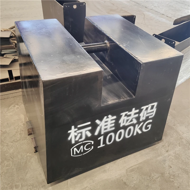 China Foundry Wholesale Heavy Duty Cast Iron Test Weight 1000 Kg Crane Counterweight