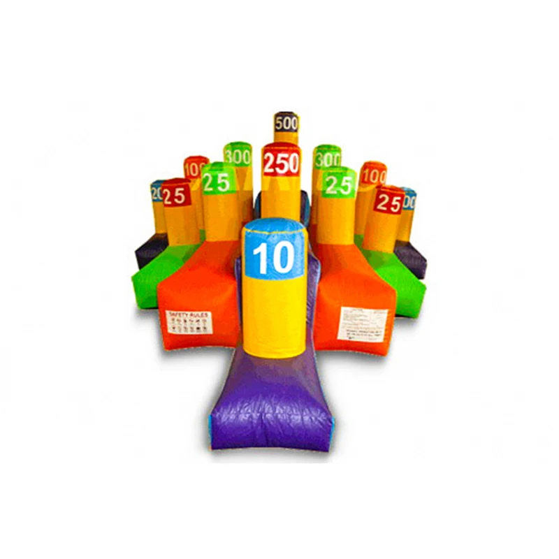 PVC bounce sport game inflatable ring throwing game set inflatable ring toss game for family party