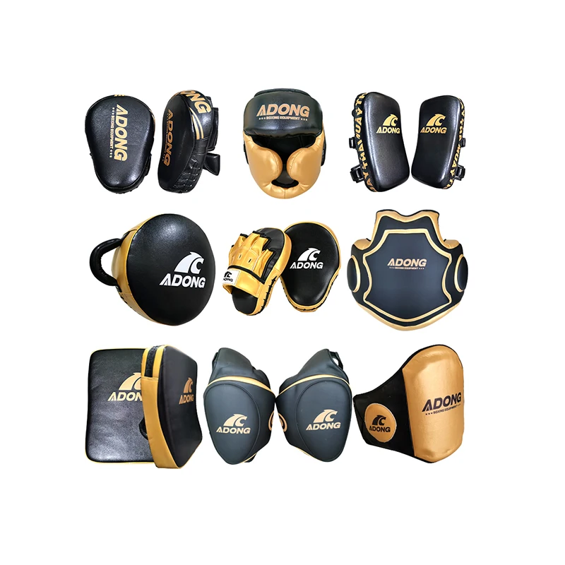 AIDONG factory customize the whole sets of boxing guard kick pad focus mitt head guard thigh pad MMA Muay Thai protective gear