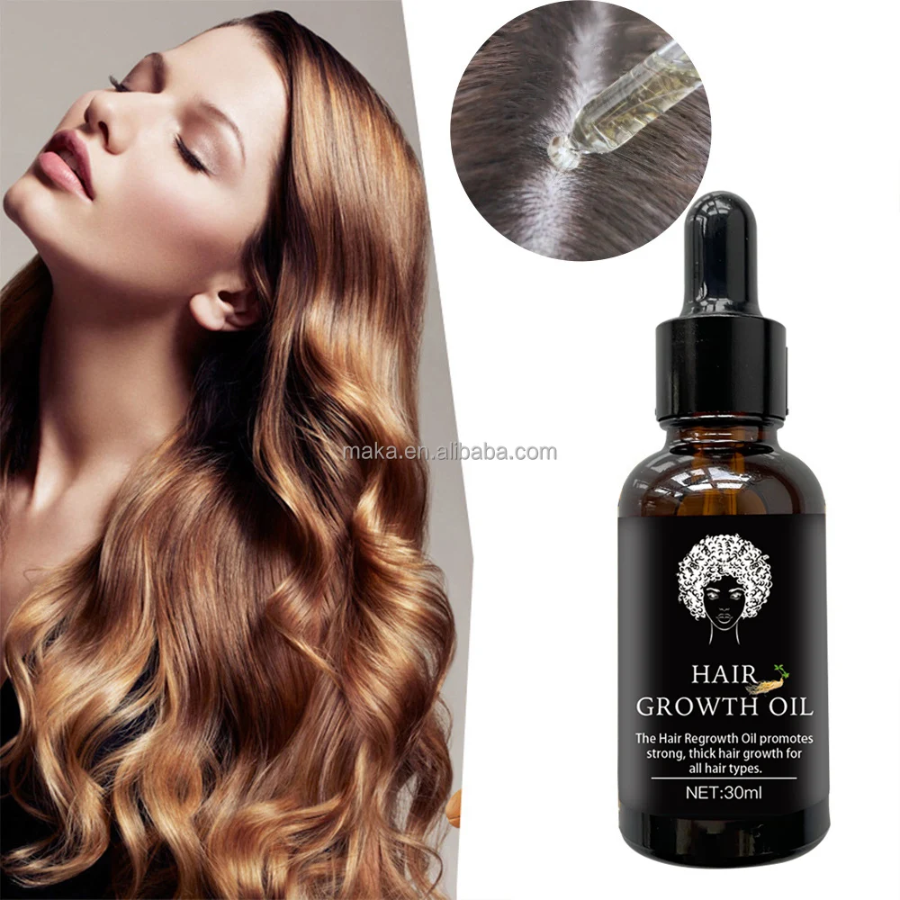 Ready to Ship 100%  Natural Ingredients Hair Growth Oil For All Hair Types Ginger Oil
