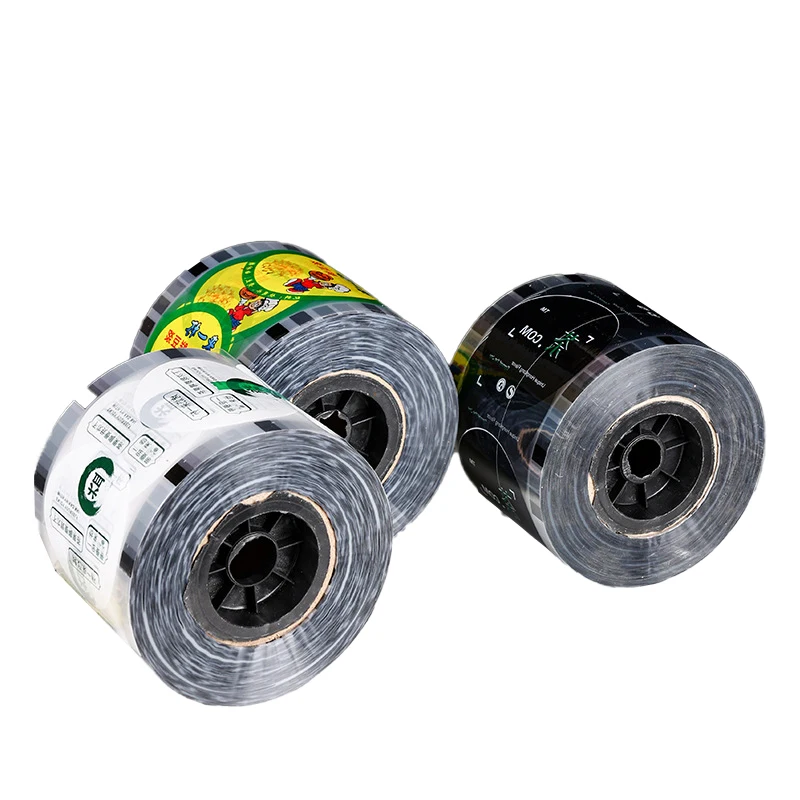 Custom Printed Laminated Plastic Biodegradable Packaging Mylar Roll Film Color Printing Sachet Film Roll Plastic Rollstock