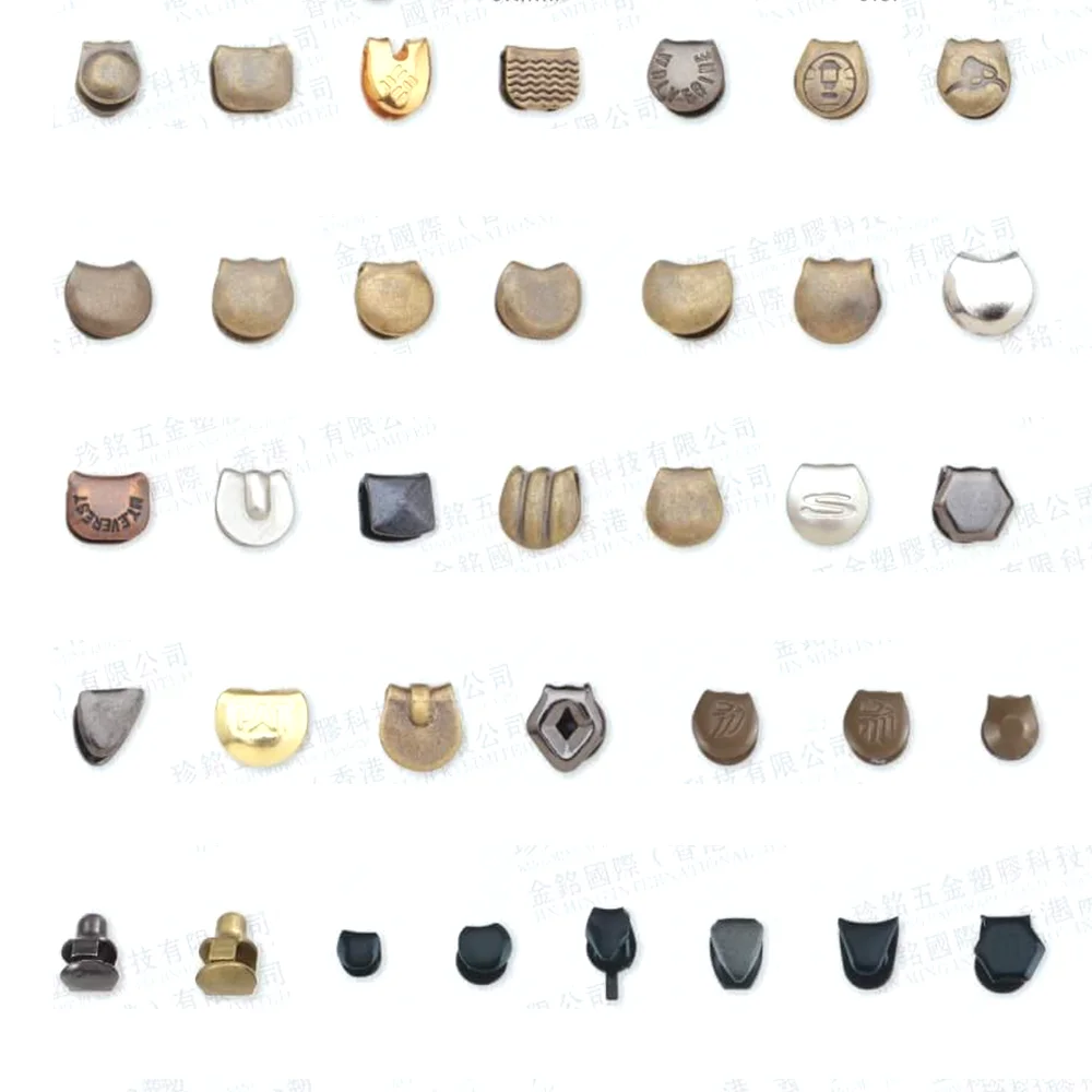 Custom Style Shoe Boot Lace Hooks Lace Fittings With Rivets For Outdoor Hiking Camping Climb Accessories