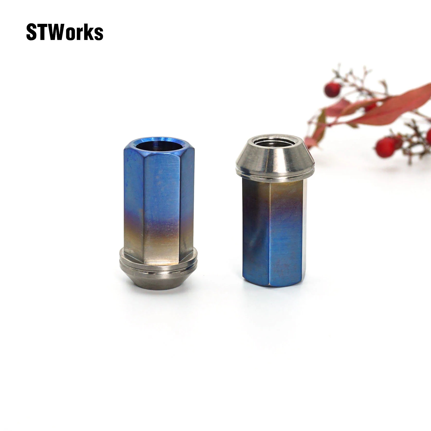 GR5 Titanium Wheel Lug Nut Custom M12 M14x1.25 Spiked Refit Auto Car Wheel Lug Nuts