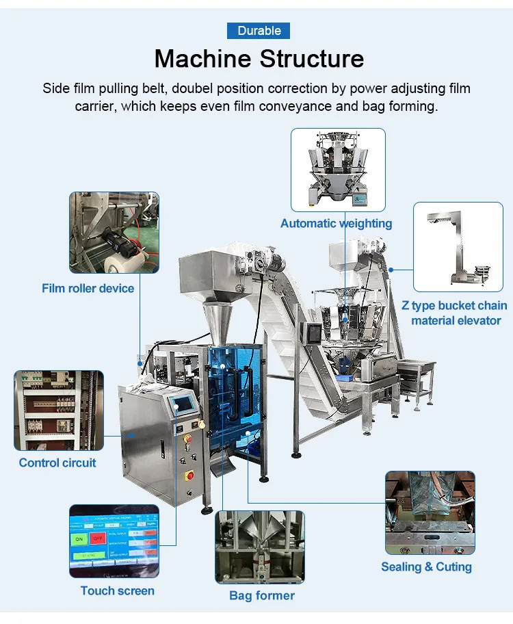 Automatic Weighing, multifunctional stick for salt, sugar, coffee, milk powder, standard packing machine