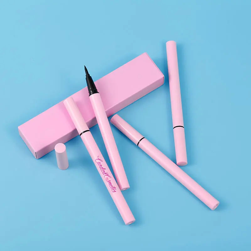 Makeup 2 in 1 white boxes packaging tube clear magnetic vegan private label glue gel self adhesive lashglue pen eyeliner