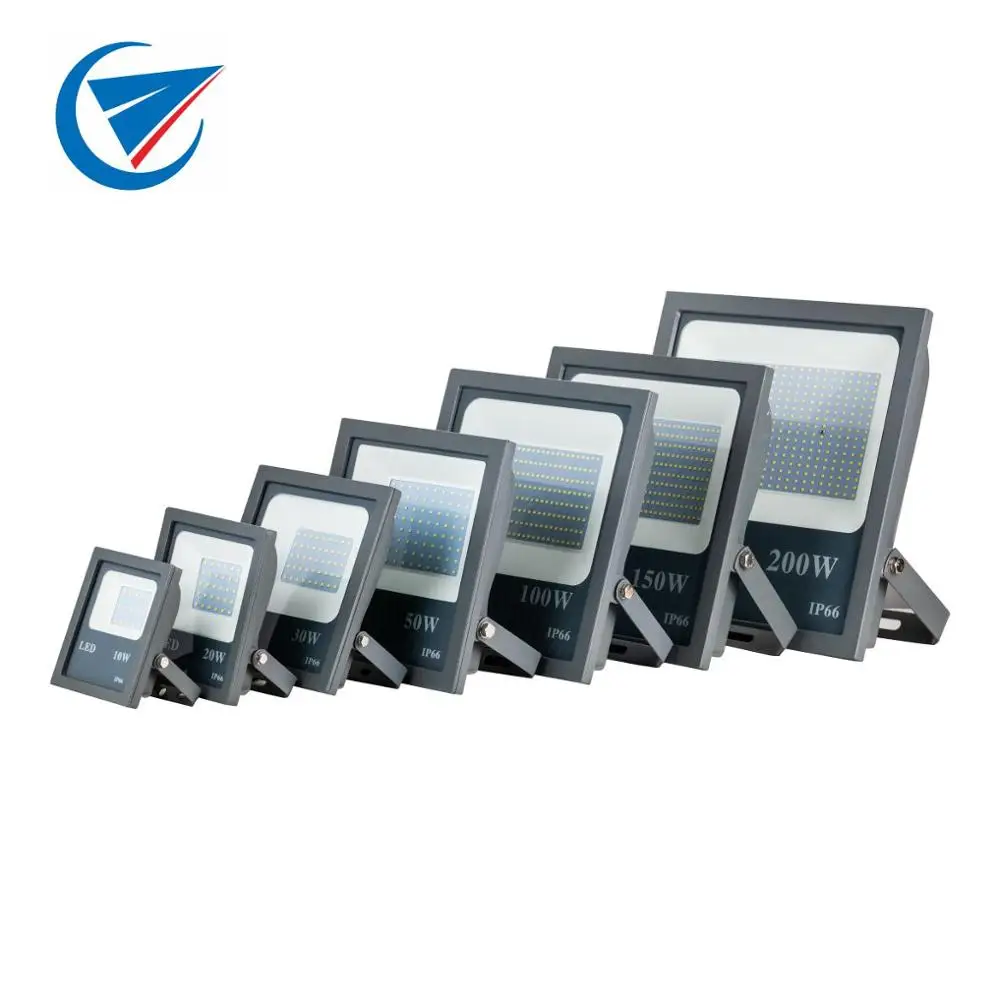 High Lumen Sport Stadium Flood Lamp Ip66 Outdoor Waterproof Smd 10w 20w 30w 50w 100w 150w 200w Led Flood Light