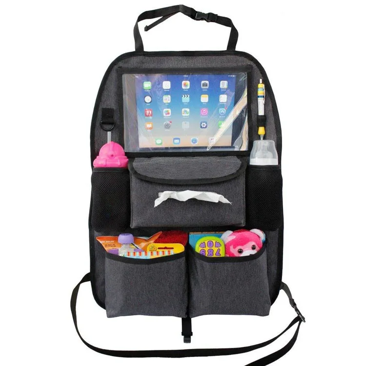 Cheap new design portable tablet i pad holder backseat car organizer for kids