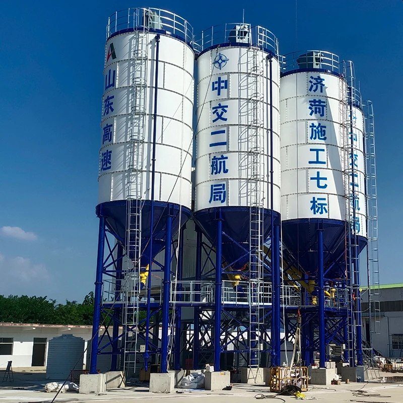 Bolted 30 Tons Bulk Cement Silo With Good Seal & Safety Pressure Release Valve