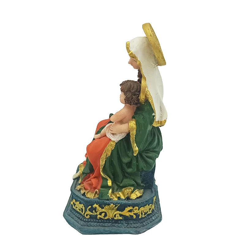 Virgin Mary Figurine Catholic Statues and Religious Items Nativity Figurines Home Decoration Manufacturer Supply Resin Europe