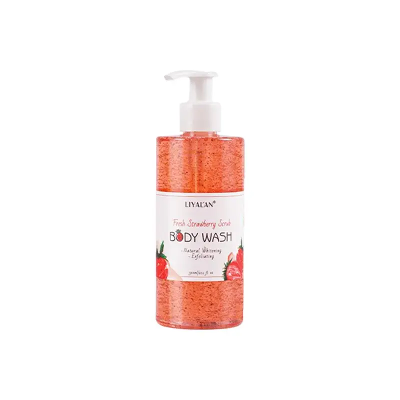 Private Label Whitening Organic Strawberry Shower Gel Body Wash 500ml ponds face wash