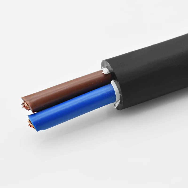 Waterproof rubber sheathed cable JHS rubber wire submersible pump cable deep Well Lifting Submersible Pump Cable