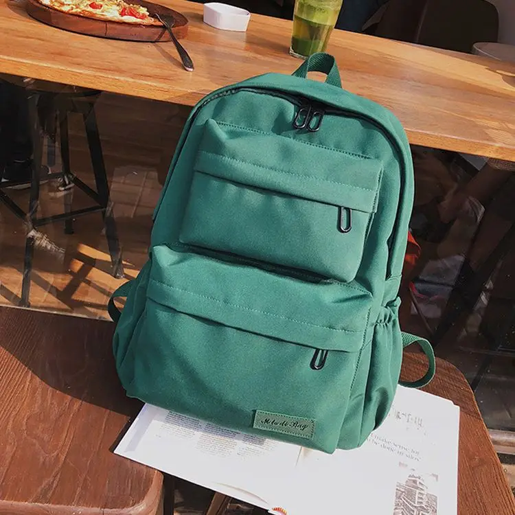 Oxford Fabric Outdoor Travel Junior High School Students Backpack Girls College Schoolbag Bag