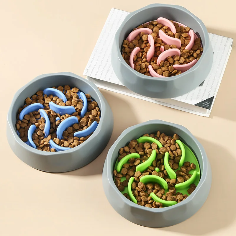 Factory Portable 2 In 1 Drinking Eating Puppy Essentials Silicone Mat Pet Cat Slow Dog Food Bowl Pet Feeder