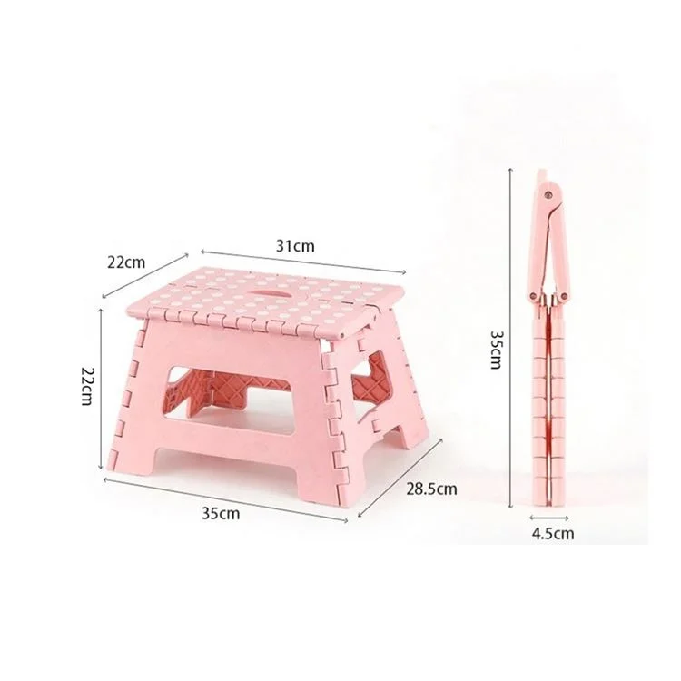 Factory Selling foldable stool portable folding foot stool plastic folding stool