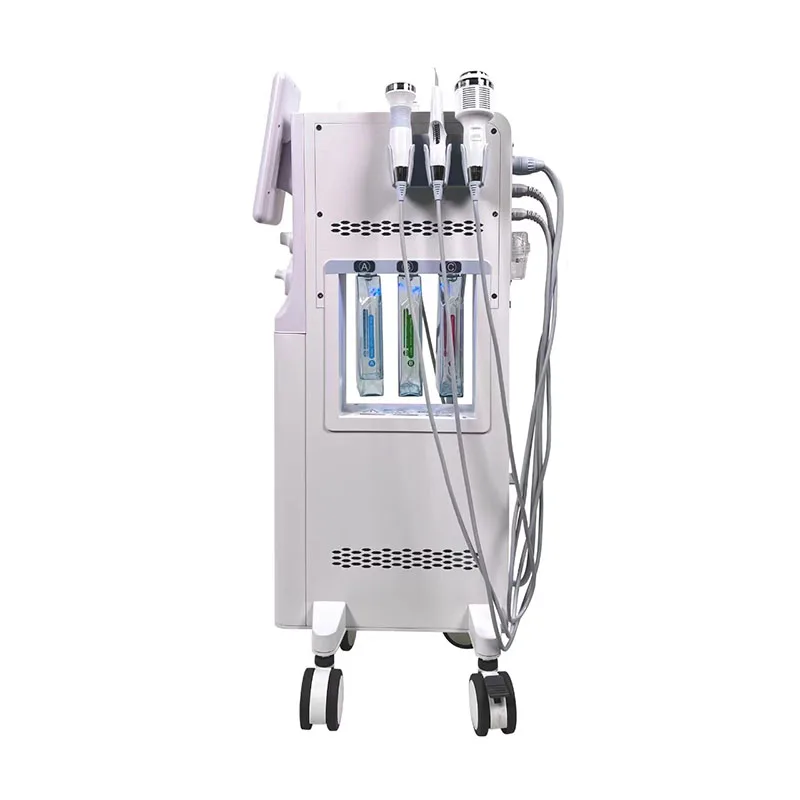 6 In 1 Hydrodermabrasion Visible Hydro Water Microdermabrasion Hydra Dermabrasion Machine With Cold Hammer