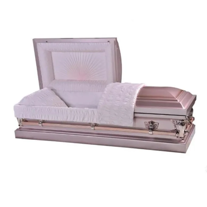 Log wood casket load picture dog coffin lining for measures