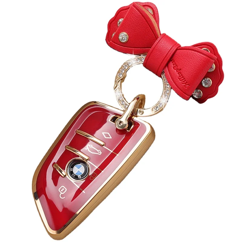 New five x1x2x3x4x5 Blade 530 Car protective shell 320li Buckle female for Bmw key case