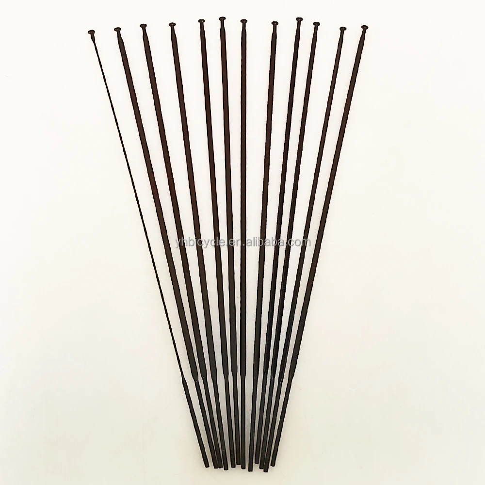 steel flat spokes  J bend straight head flat spokes for mountain bike bicycles rims