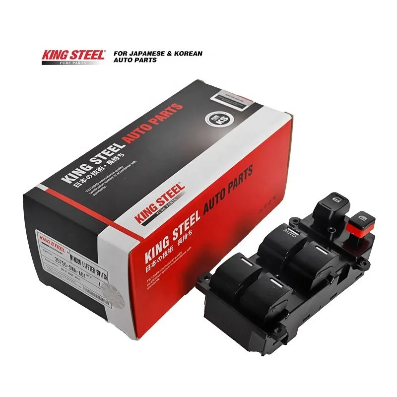 KING STEEL OEM 35750-SWA-A01 Car Accessory Factory Price Auto Car Electric Power Window Switch For Honda Accord
