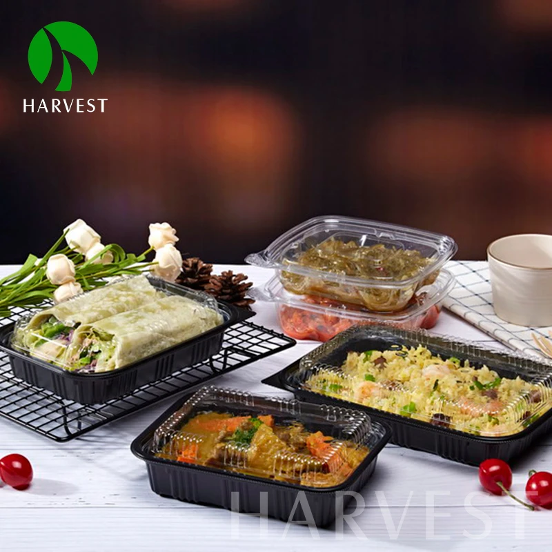 Harvest PP-85 High Quality Durable Recyclable Plastic Sushi Pp Takeaway Container