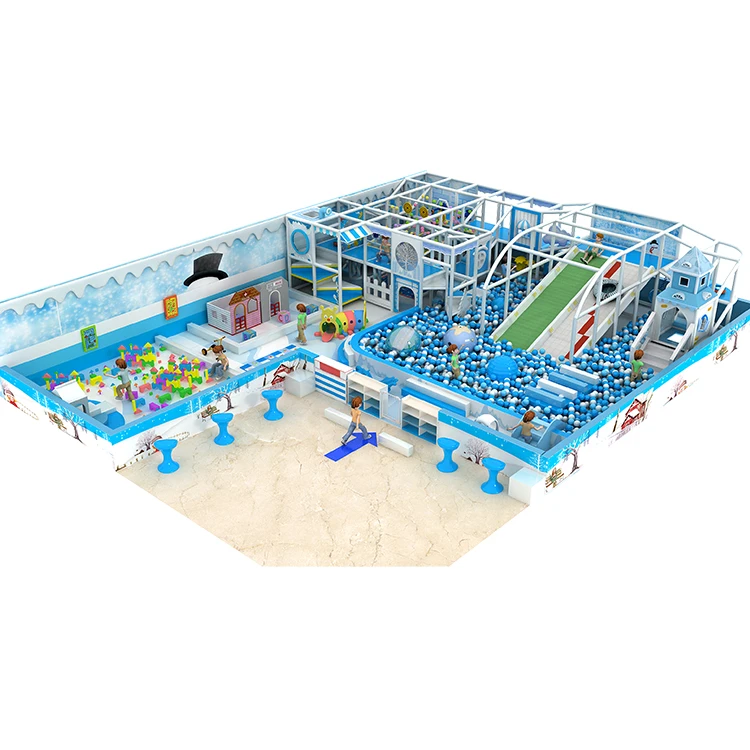 Cowboy Commercial Children Play land Shopping Center Adventure Indoor Playground Soft Modular Playground Equipment