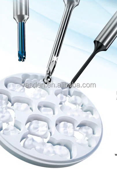 AMW400 CAD CAM Dental Milling Machine Burs Emax Glass Ceramics Milling Burs