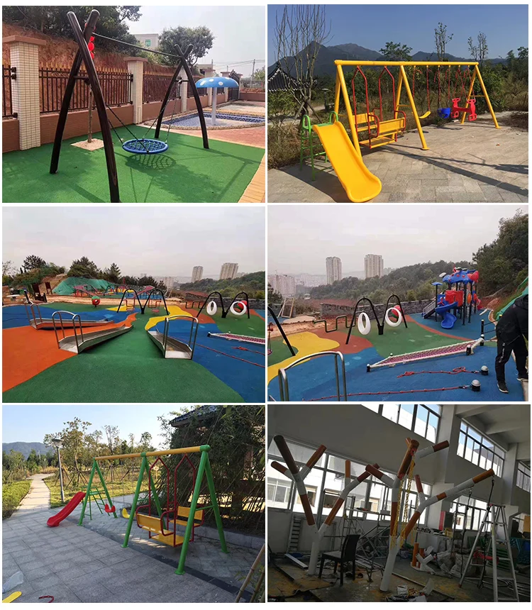 
Kids Steel Net Swing Outdoor children birds Nest Swing sets with Hanger 