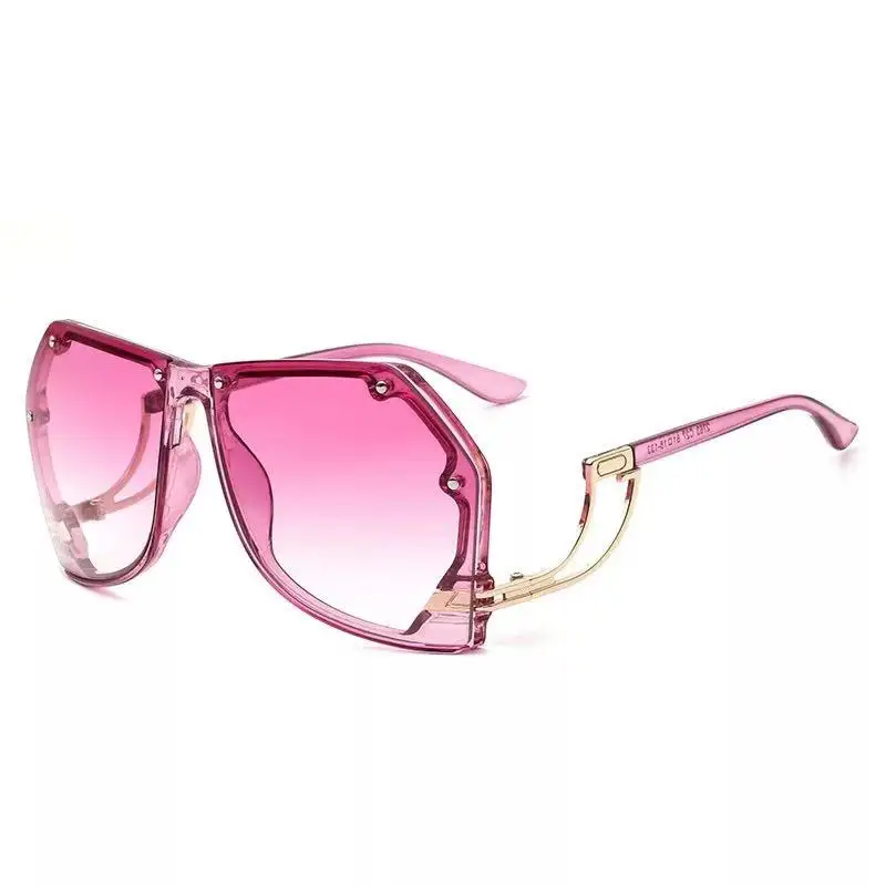L2763 Hot Sale Oversize Vintage Lenses Womens Sunglasses 2019 Personality