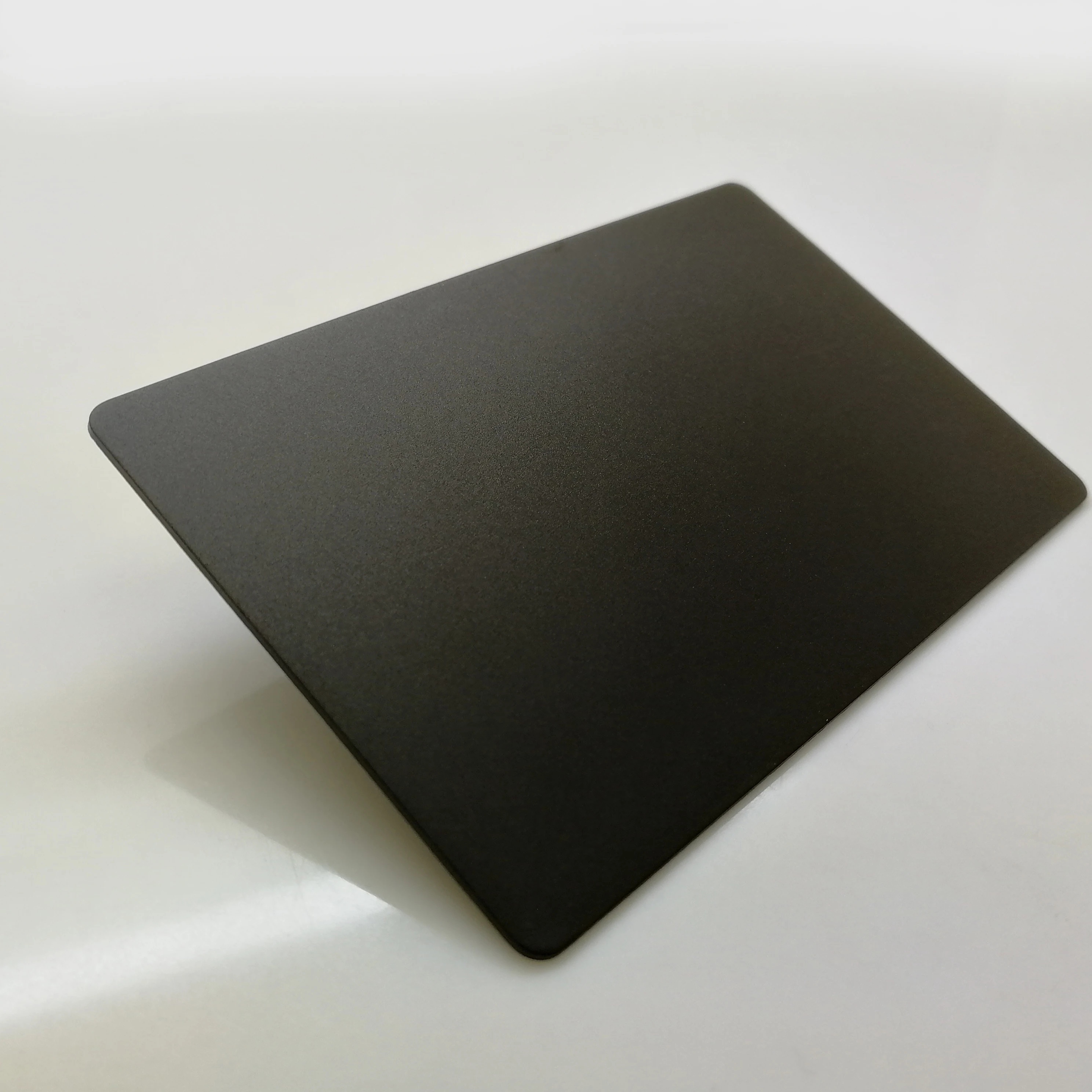 
Black blank matte or glossy aluminum metal business card anodized sandblasting cards for DIY design 