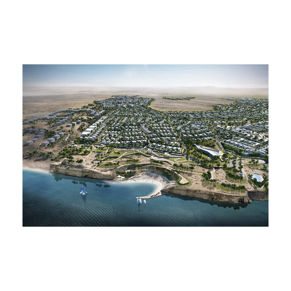 3D Model Rendering Visualization Residential Architectural Apartment Building House 3D Design Model