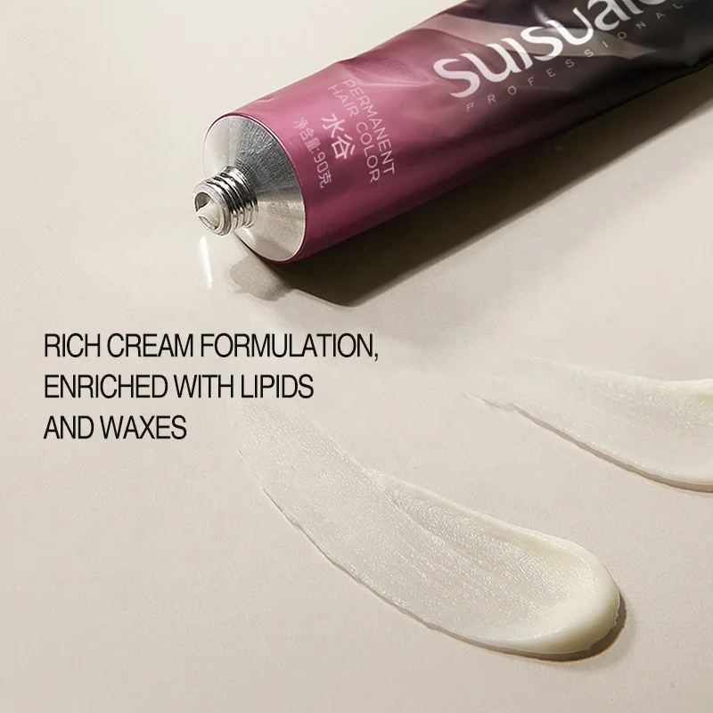 private label Wholesale Low Ammonia Cream Salon Professional Permanent Organic Vegan Hair Color