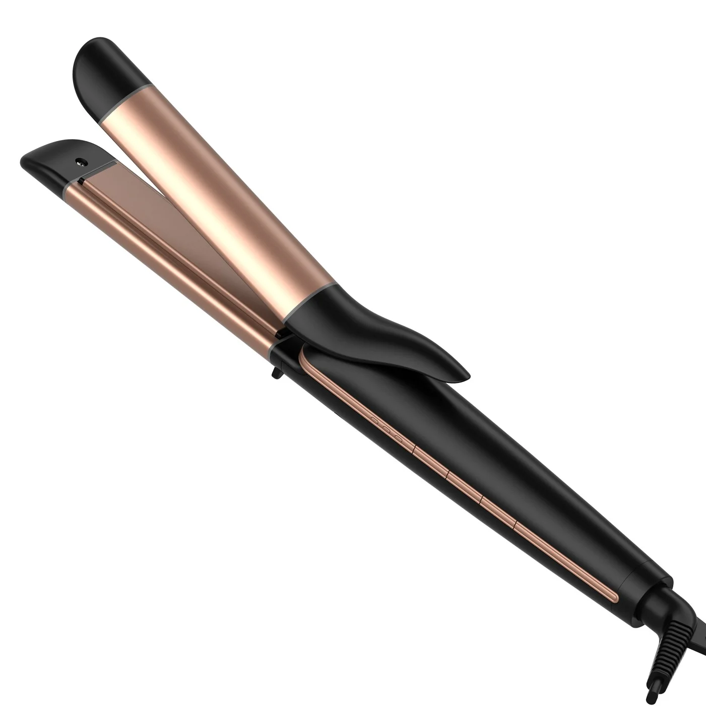 Lena Beauty Salon Equipment Dual Voltage Professional 2 in 1 Hair Straightener and Curler Aluminum Flat Irons Curler