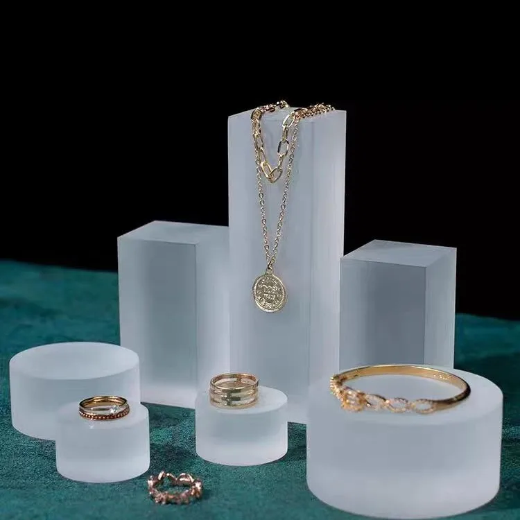 Custom Acrylic Block Display Clear Transparent Color Acrylic Cube Block Acrylic frame Brand Logo Solid